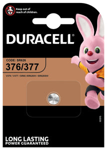 Duracell 376 SR626SW Silver Oxide Watch Battery