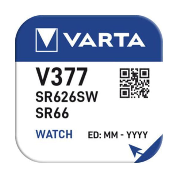 Varta 377 SR626SW Silver Oxide Watch Battery