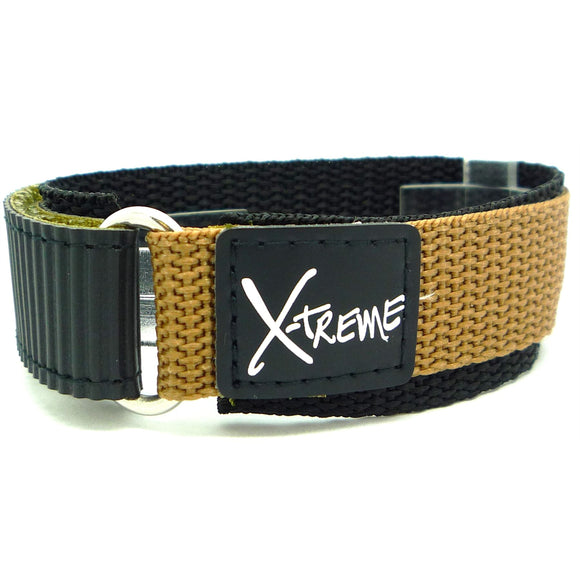 20mm Xtreme Khaki Velcro® Hook & Loop Nylon Watch Strap