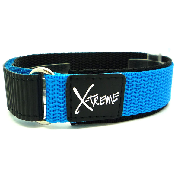 20mm Xtreme Sky Blue Velcro® Hook & Loop Nylon Watch Strap