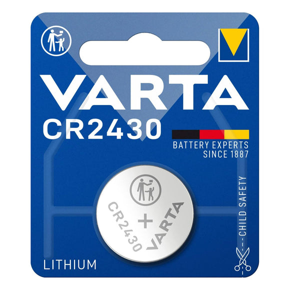 1 x Varta CR2430 Lithium 3v Coin Cell Battery