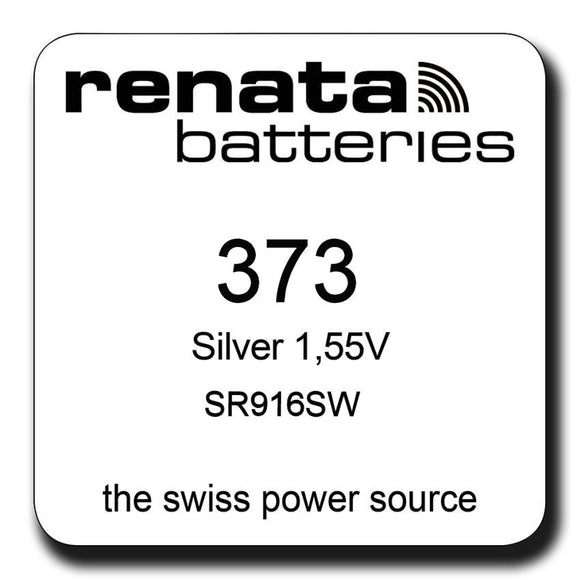 Renata 373 SR916SW Silver Oxide Watch Battery