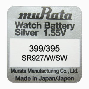 Murata 395 SR927SW Silver Oxide Watch Battery