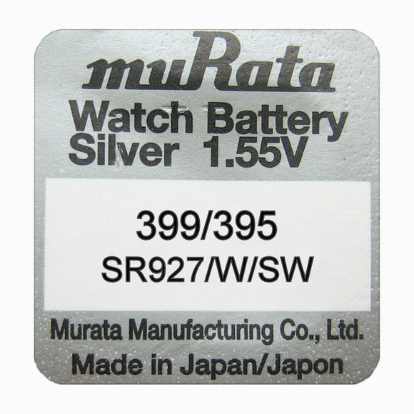 Murata 399 SR927W Silver Oxide Watch Battery
