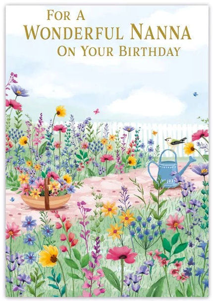 Wonderful Nanna Birthday Card