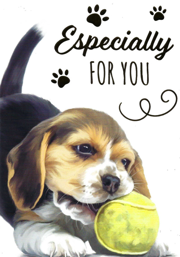 Cute Puppy Dog Birthday Card