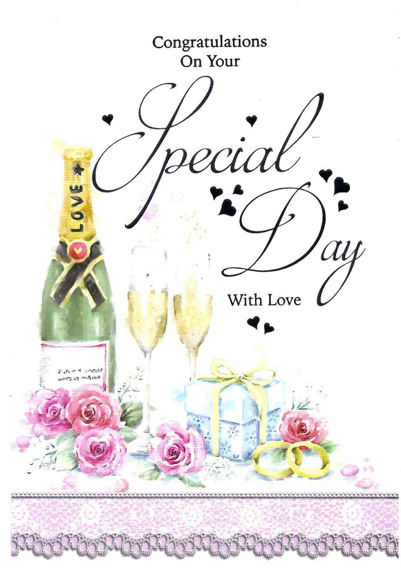 Congratulations on Your Special Day Wedding Day Card