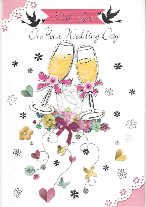 On Your Wedding Day Greeting Card