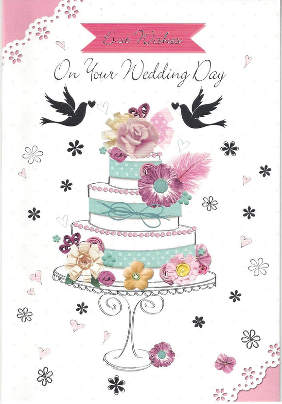 On Your Wedding Day Greeting Card