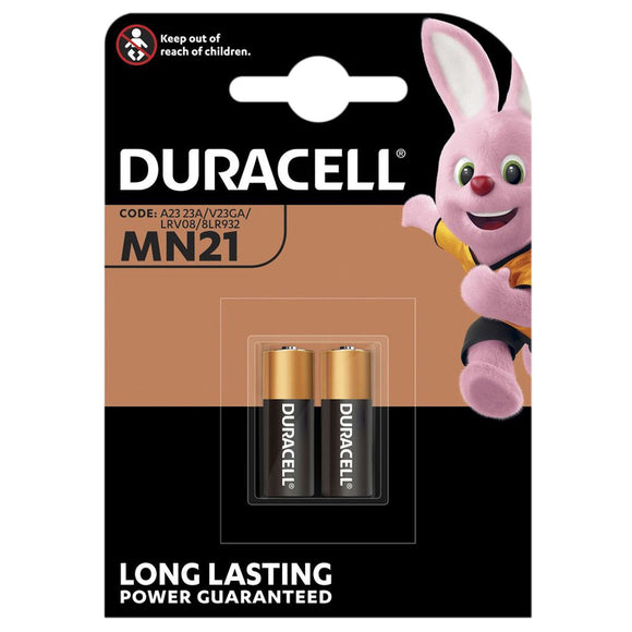 2 x Duracell 23A Hormann MN21 HS1 HS4 HSM4 Batteries