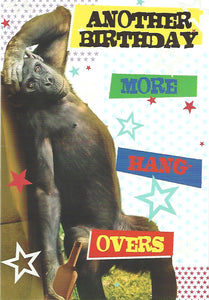 Party Animal Funny Monkey Birthday Card