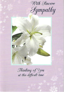 With Deepest Sympathy of Your Loss Greeting Card