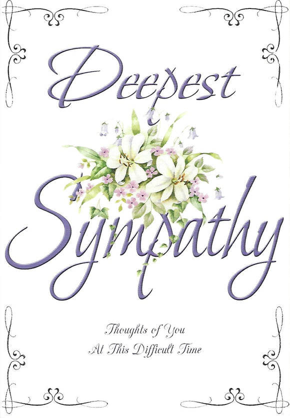 With Deepest Sympathy of Your Loss Greeting Card