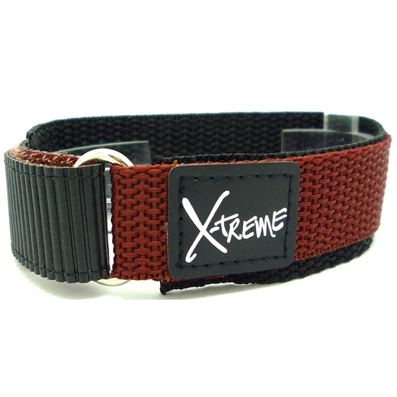 20mm Xtreme Brown Velcro® Hook & Loop Nylon Watch Strap