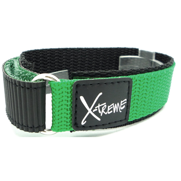 20mm Xtreme Green Velcro® Hook & Loop Nylon Watch Strap